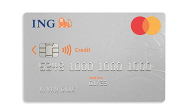 Prepaid creditcard ING